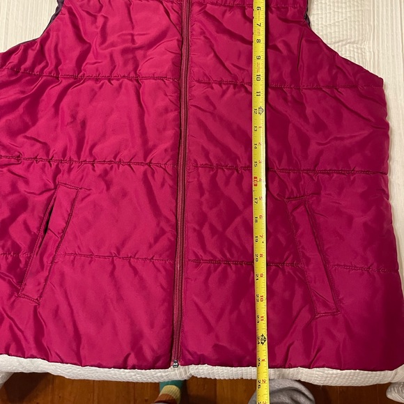 Fuchsia Puffer Vest, 1X - Picture 5 of 13